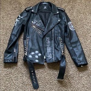 Gio lamar x-ray leather jacket